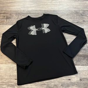 Boys black Under Armour shirt